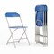 Emma and Oliver Plastic Folding Chair - 4 Pack 650LB Weight Capacity